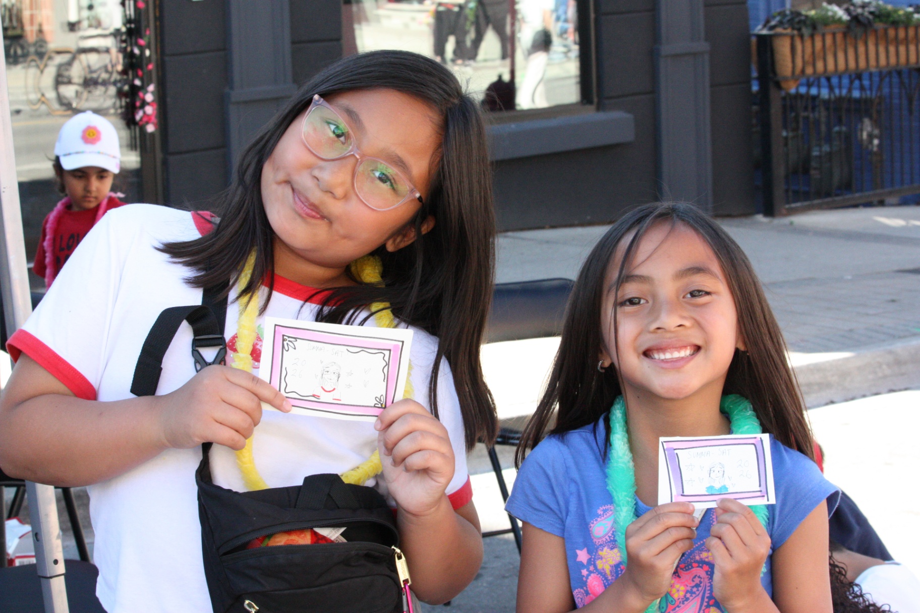 More friends made at the doodle booth.