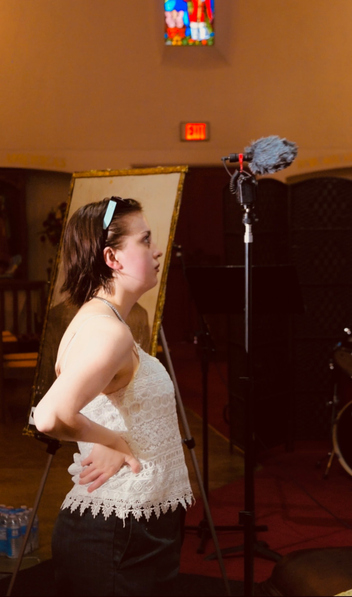 On set